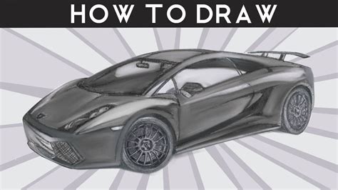 How To Draw A Lamborghini Gallardo Superleggera Step By Step