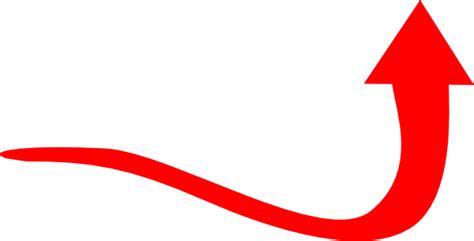 Curved Red Arrow Png Png Mart