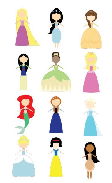 Disney Princess Icons Disney Princess Logo Cute Disney Drawings