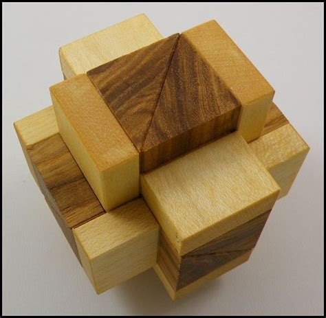 Ikeburra Brain Teaser Wooden Puzzle Wooden Puzzle Box Wooden