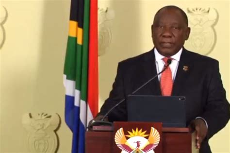 President of the republic of south africa. At least 20% of the global population is on coronavirus ...
