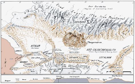 Dór Lomin Maps Of Beleriand