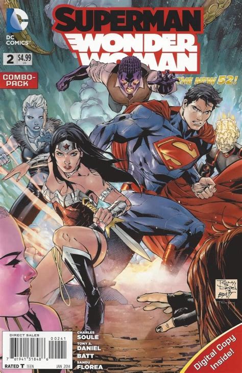 Superman Wonder Woman 2 Combo Pack Superman Wonder Woman 2013 Series Dc Comics