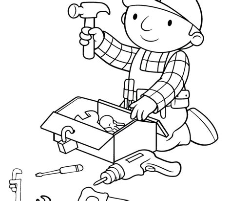 Construction Coloring Page Printable