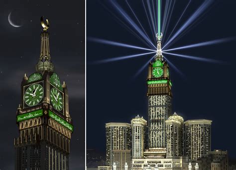 ساعة مكة اكبر ساعة في العالم المرسال