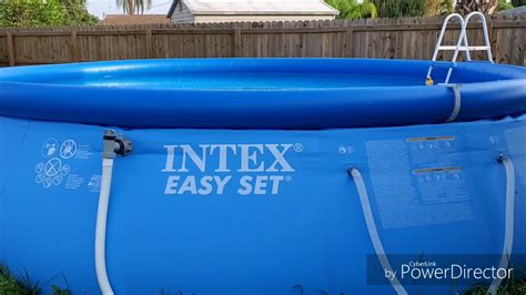 What We Think Of Our Intex 18ft X 48in Easy Set Pool Youtube
