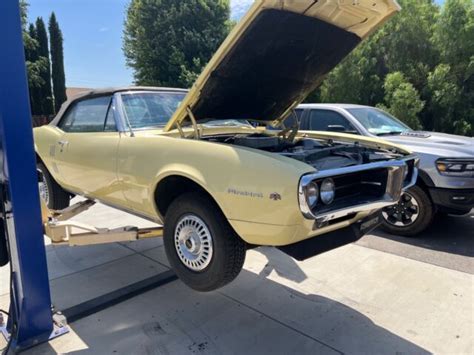 1967 Pontiac 326 Firebird Convertible With 4 Speed For Sale