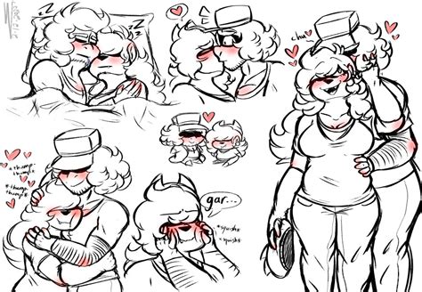 Garcello X Annie Sketches By Robotwolfgang On Deviantart