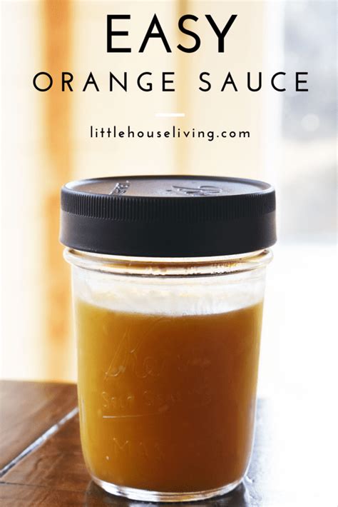 Easy Orange Sauce Recipe Sauce For Orange Chicken