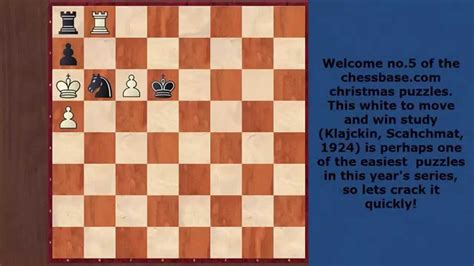 The Best Chess Puzzles 30 The Soluton Of The Xmas