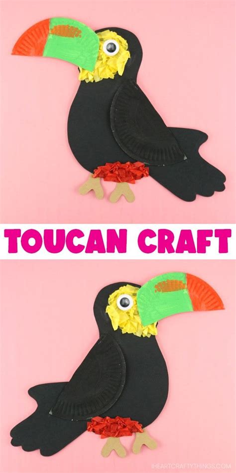 Toucan Craft Toucan Craft Forest Animal Crafts Jungle Animal Crafts