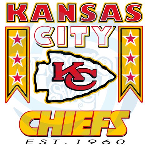 Kc Chiefs Est 1960 Vintage Custom Svg Sport Svg Kansas City Chiefs