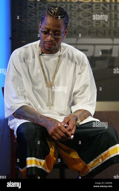 Nba Player Allen Iverson Held A Press Conference For His Annual Charity