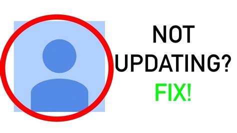 Youtube Profile Picture Not Updating Fix Profile Picture Wont