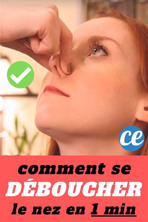 Comment D Boucher Son Nez En Moins D Une Minute Sans Aucun M Dicament