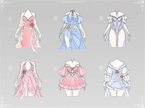 15 Open Adoptable Outfit Batch By Nagashia On Deviantart