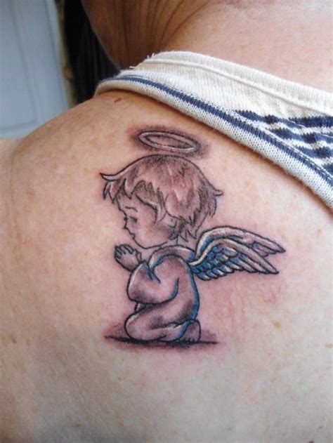 44 Beautiful Guardian Angel Tattoo Designs To Get Inked