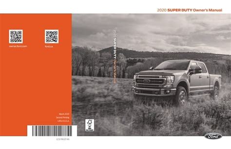 2020 Ford F 350 Owners Manual Pdf Manual Directory