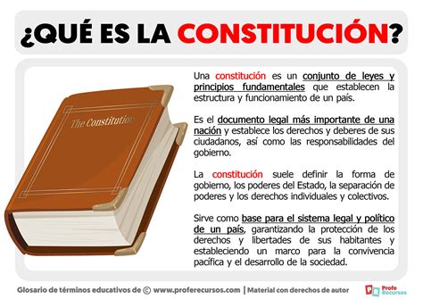 Características De La Constitución