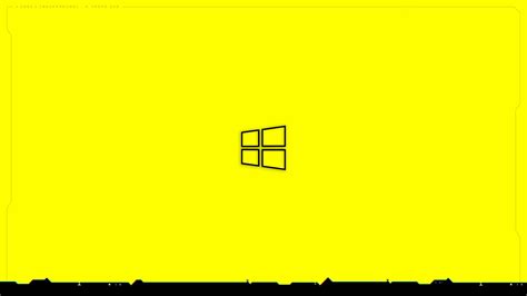 Windows 10 Wallpaper 4k Cyberpunk 2077 Yellow Background