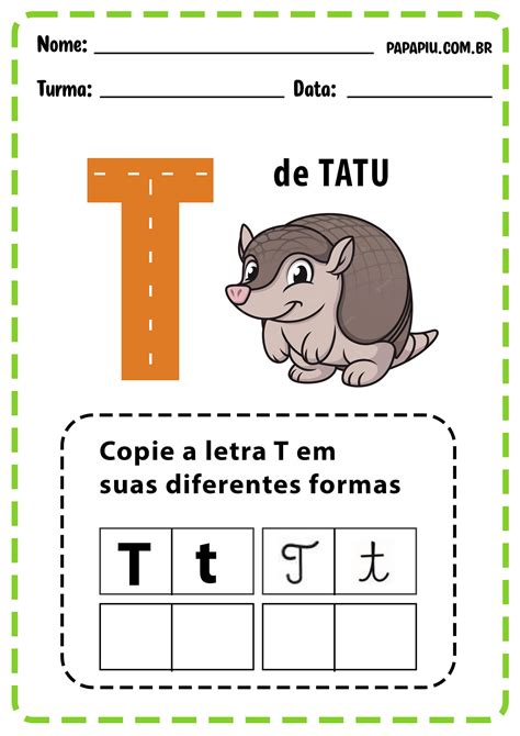 Letra T Alfabeto Tatu Alfabeto Livro Infantil Porn Sex Picture