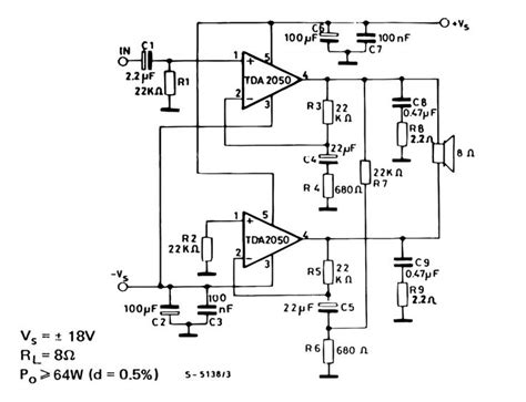 Tda2030 bridge amplifier circuit diagram with pcb 35w rms tda2030 subwoofer amplifier circuit eleccircuit com this is the schematic diagram of 35w bridge power amplifier. tda2050 bridge amplifier circuit - Google Search | Circuit ...