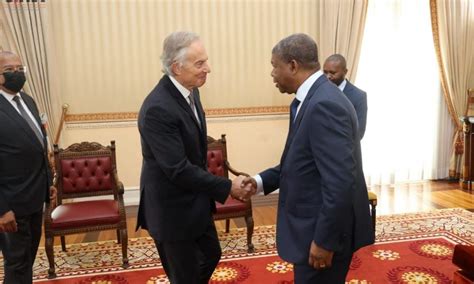 João Lourenço Recebe Tony Blair Na Cidade Alta Correio Da Kianda Notícias De Angola