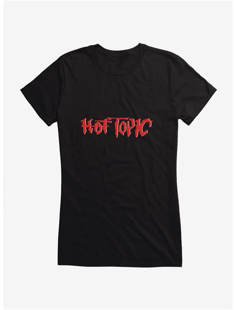 Retro Hot Topic Logo Girls T Shirt Hot Topic