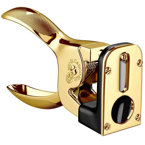 24k Gold Cigar Cutter Gold And Black Finish 24k Gold Cigar Leronza