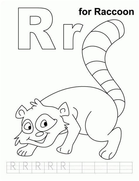 R Coloring Pages For Kids