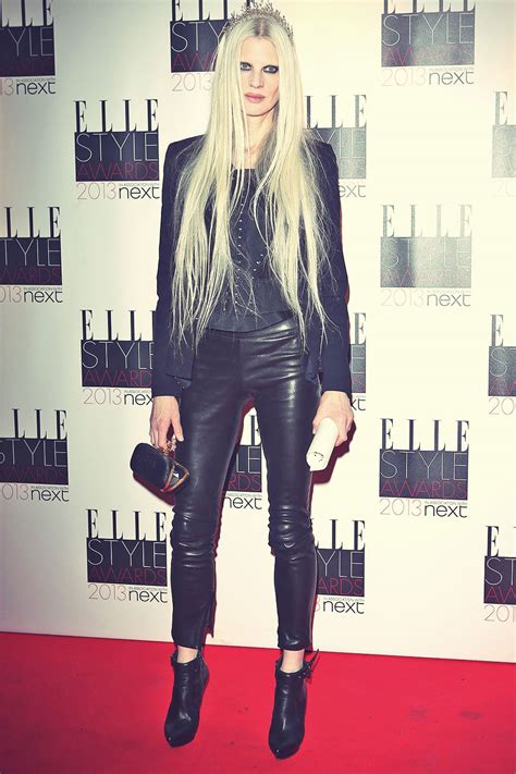 Kristen Mcmenamy The 2013 Elle Style Awards Leather Celebrities