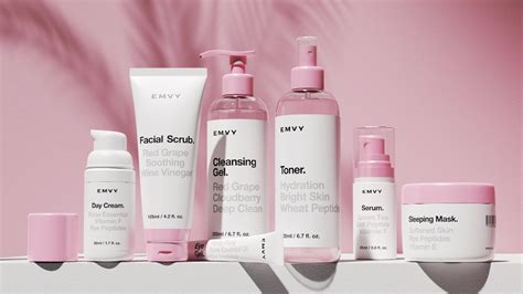 Emvy Cosmetics On Behance Skincare Packaging Cosmetic Packaging