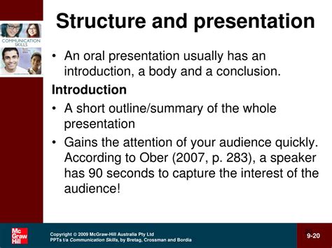 Oral Presentation Structure