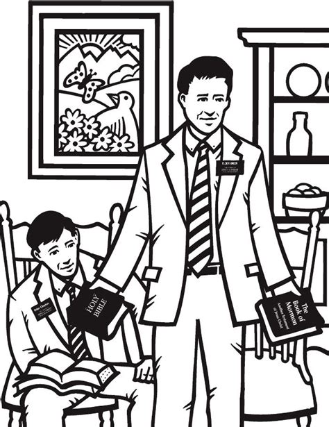 Lds Coloring Page Coloring Home