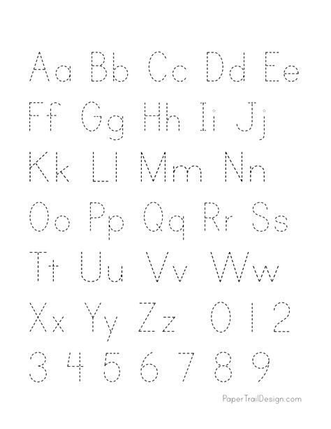 Printable Alphabet Sheet