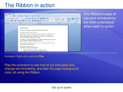 Ppt Microsoft Office Word 2007 Training Powerpoint Presentation