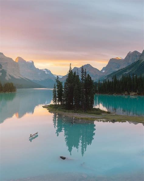 Spirit Island Maligne Lake Pic By Reneeroaming Canada Photography