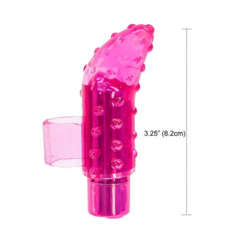 pure love® rechargeable frisky finger vibrator pink bms enterprises