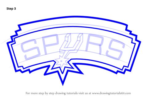 Also spurs drawing logo available at png transparent variant. Learn How to Draw San Antonio Spurs Logo (NBA) Step by ...