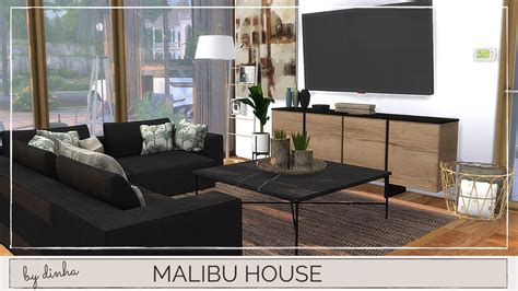 Malibu House Download Tour Cc Creators The Sims 4 Part2 Youtube