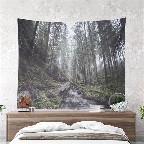 Enchanted Forest Wall Tapestry Nature Tapestry Woodland Dorm Decor