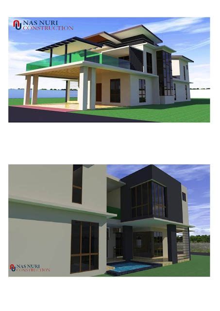 Rumah Kampung Moden Tingkat Binaan Rumah Banglo Bertiang Tinggi