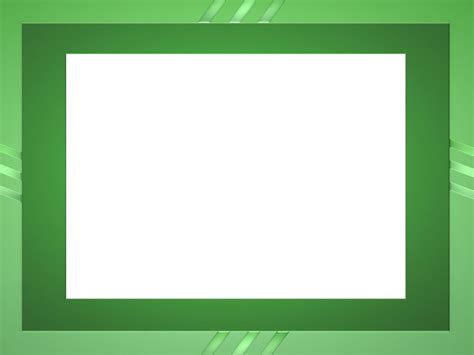 Green Frame Backgrounds Border And Frames Green Templates Free Ppt