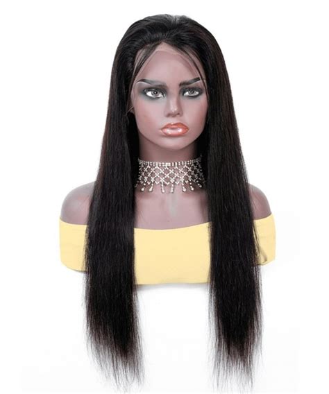 Dolago 250 Silky Straight Lace Front Human Hair Wigs For Black Women