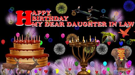 My Dear Daughter In Law Happy Birthday To You Youtube