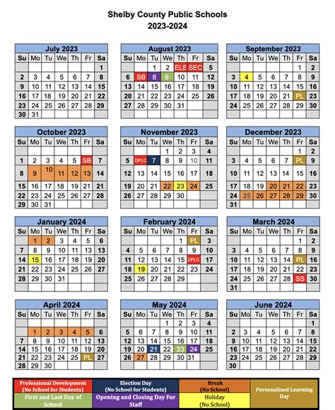 Shelby County Public Schools Calendar 2024 And 2025