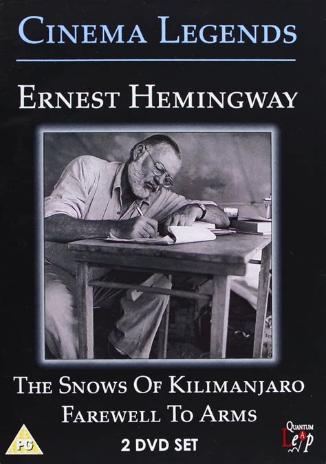 Hemingway trank sogar daiquiri ohne zucker. Cinema Legends - Ernest Hemingway - Snows Of Kililmanjaro ...