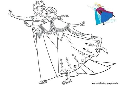 14 Printable Frozen Cast Ice Skating Coloring Pages Andriusndalo