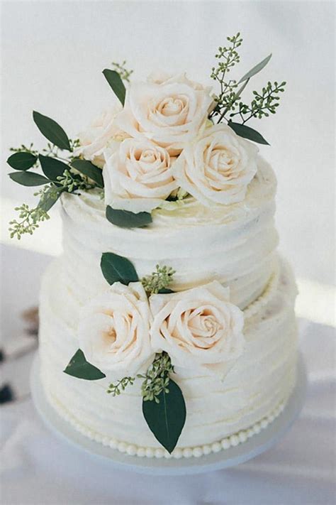 Top 20 Simple Wedding Cakes On Budgets For 2020 Roses And Rings