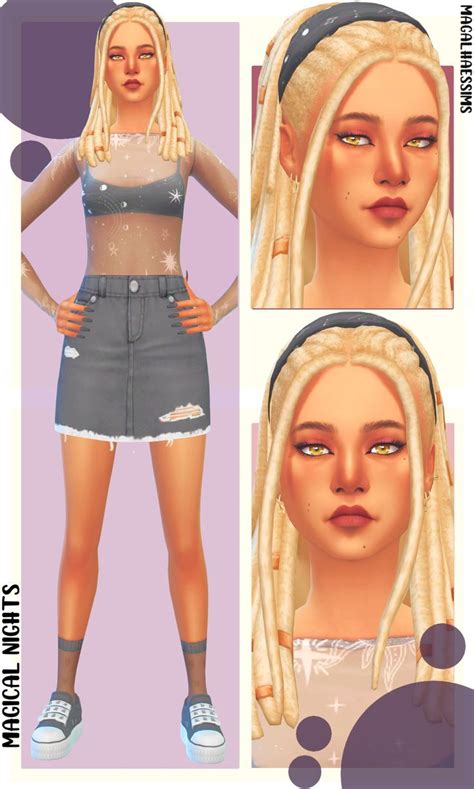 Magical Nights Maxis Match Lookbook Maxis Match Sims 4 Cc Packs